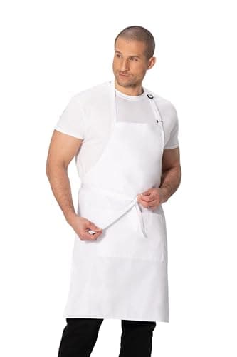 Chef Works Unisex Butcher Apron, White, One Size - Image 8