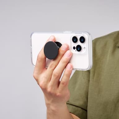 PopSockets Phone Grip with Expanding Kickstand, Adhesive Grip - Black - Image 5