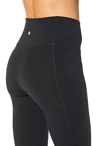 BALLY TOTAL FITNESS Women's High Rise Tummy Control Pant, Black, Large - Image 8
