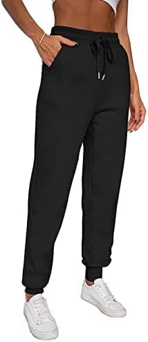 Yeokou Women's Warm Sherpa Lined Athletic Sweatpants Jogger Fleece Pants - Image 4