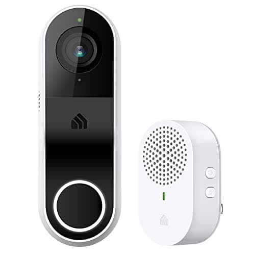 Kasa Smart Video Doorbell Camera Hardwired w/Chime, 2K Resolution, Always-on Power, Night Vision, 2-Way Audio, Real-Time Notification, Cloud & SD Card Storage, Works w/Alexa & Google Home (KD110) - Image 1