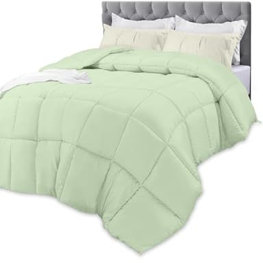 Utopia Bedding Comforters Twin Size, All Season Duvet Insert, Down Alternative Box Stitched Bed Comforter with Corner Tabs, Machine Washable (Sage Green) - Image 1