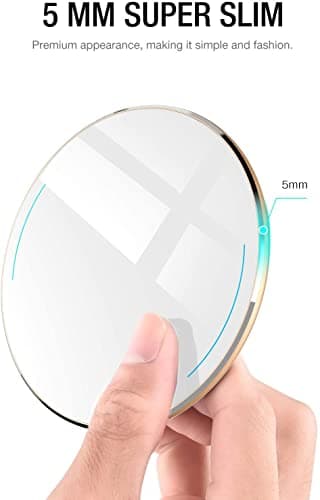 TOZO Wireless Charger 15W Max Fast Wireless Charging Pad Compatible with iPhone 16/16 Plus/16 Pro Max /15/14/13/SE/12 Series, Samsung Galaxy S24/S23/S22 Series (No AC Adapter), Yellow - Image 5