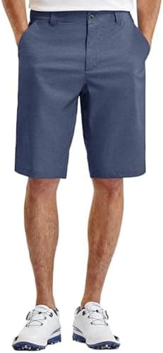 PULI Mens Golf Hiking Shorts Lightweight Casual Dress 12" Inseam Work Stretch Travel Hybrid Quick Drying with Pockets - Image 3