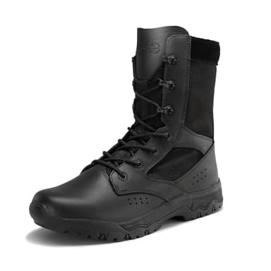 Men's Tactical Boots For Men Lightweight Black Military Boots Army Combat Hunting Jungle Hiking Work Boots Size 7 - Image 1