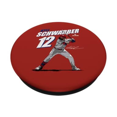Kyle Schwarber | Philadelphia Baseball Players | MLBSWB3001 PopSockets Adhesive PopGrip - Image 2
