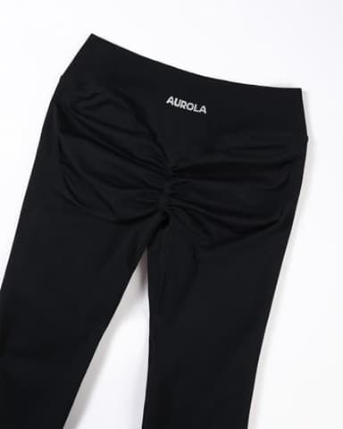AUROLA Influence Workout Leggings for Women, Seamless Compression Tummy Control Leggings Mid Rise Yoga Pants - Image 5