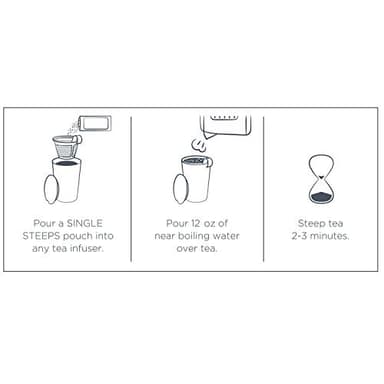 Tea Forte Green Tea Assortment Single Steeps Loose Leaf Premium Tea Gift Set Sampler, 15 Count 3 of Each Assorted Blends, Pre-Portioned Single Serve Pouches, Steeps 12 oz - Image 6