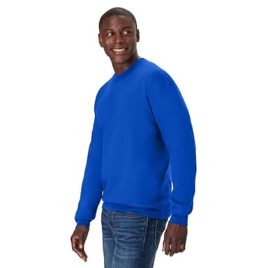 Hanes Men's Ultimate Cotton Heavyweight, Deep Royal, Large - Image 7