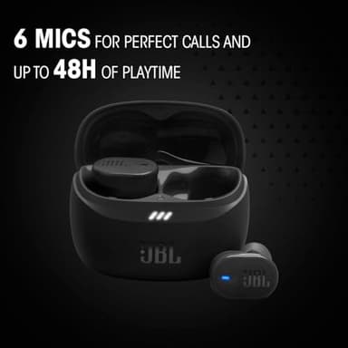 JBL Tune Buds 2 - True Wireless Noise Cancelling Earbuds Spatial Sound and Smart Ambient Technology, 6 mics for Perfect Calls, up to 48Hrs of Playback, IP54 Dust & Water Resistant (Teal) - Image 7