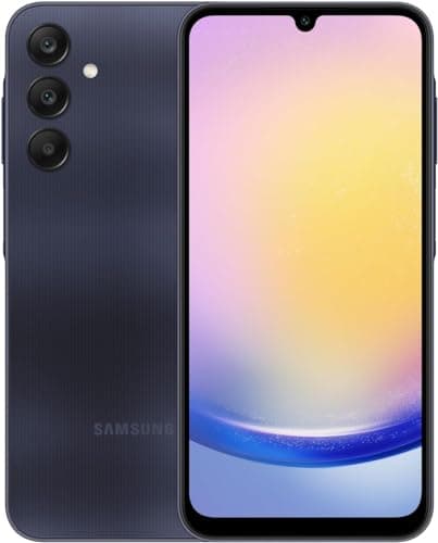 SAMSUNG Galaxy A25 5G SM-A256U 128GB/6GB Boost Mobile Locked Black (Renewed)