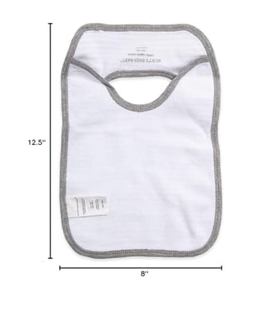 Burt's Bees Baby - Bibs, 4-Pack Lap-Shoulder Drool Cloths, 100% Organic Cotton with Absorbent Terry Towel Backing (Blossom Variety) - Image 10