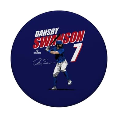 Dansby Swanson | Chicago Baseball Players | MLBDSN3001 PopSockets Adhesive PopGrip - Image 3