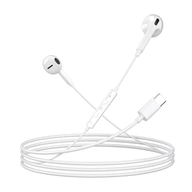 2 Packs USB C Headphones for iPhone 16/15 Pro Max iPad Plus Type C Earphones with Microphone Volume Control USB C Wired Earbuds USB Type C Earphone for Samsung S25 Ultra S24 S23 S22 S21 S20 A55 - Image 2