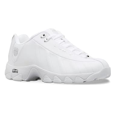 K-Swiss Men's ST329 CMF Sneaker, White/Black/Silver, 8.5 XW - Image 2