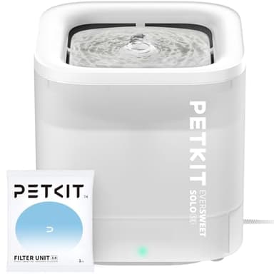 PETKIT New Cat Water Fountain with Wireless Pump, Ultra Quiet 65oz/1.85L Pet Water Fountain for Cats and Dogs Inside, Detachable Design Easy to Clean and Assemble, Filters Included - Image 1