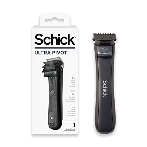 Schick Ultra Pivot Body Trimmer for Men | Manscaping Electric Shaver, Pubic Hair Trimmer, Body Groomer - Image 1