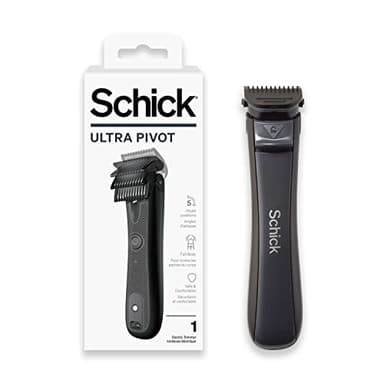 Schick Ultra Pivot Body Trimmer for Men | Manscaping Electric Shaver, Pubic Hair Trimmer, Body Groomer - Image 1