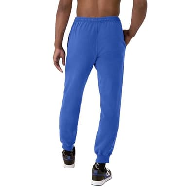 Champion, Mineral Dye Graphic, Fleece Men's Jogger Sweatpants, 30", Surf The Web C Patch Logo - Image 2