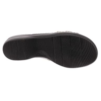 Clarks Collection Women's Merliah Karli Wedge Sandal, White Leather, 6.5 Medium US - Image 3