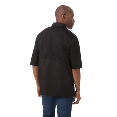 Chef Works Men's Montreal Cool Vent Chef Coat, Black, Large - Image 2