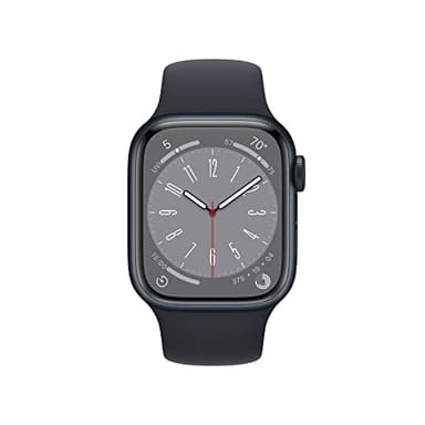 Apple Watch Series 8 (GPS, 41MM) - Midnight Aluminum Case with Midnight Sport Band S/M (Renewed Premium) - Image 3