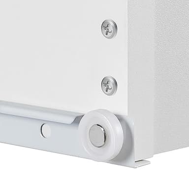 Yaheetech Nightstand with 3 Drawers, Wooden Bedside Table with Storage, Small Bedside Storage Cabinet Unit with Sturdy Base for Bedroom/Small Space, White - Image 9