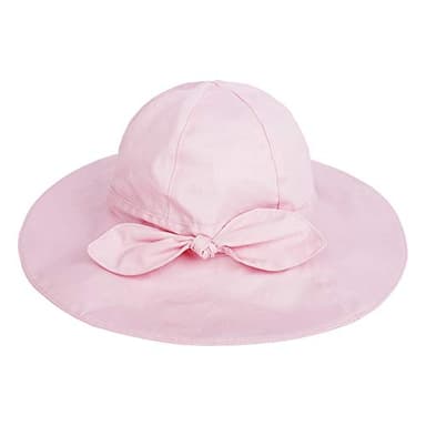 Urban Virgin Baby Girl Sun Hats Summer Baby Hats UPF 50+Toddler Sun Hat Infant with Wide Brim Bucket Hat Light Pink 2-4 T - Image 4