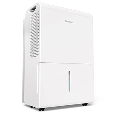 hOmeLabs 3000 Sq. ft. Energy Efficient Dehumidifier - Ideal for Medium to Large Rooms, Bedrooms and Home Basements - Powerful Moisture Removal and Humidity Control - 35 Pint - Image 1