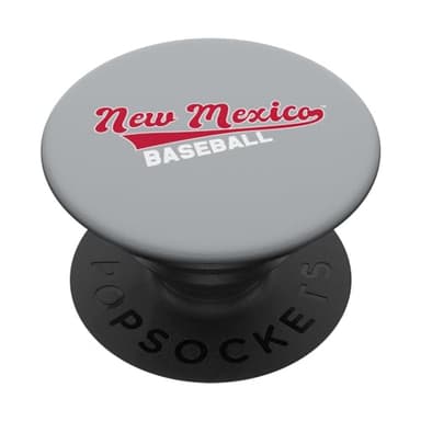New Mexico Lobos Baseball | Official NCAA Merch | NCAFNMU01 PopSockets Adhesive PopGrip - Image 1