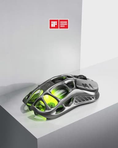 GravaStar Mercury M1 Pro Wireless Gaming Mouse – 26,000 DPI PAW3395DM Sensor • Lightweight Magnesium Alloy • Tri-Mode (Wired/2.4GHz/Bluetooth) • 4K Polling Rate • Up to 200-Hour Battery - Image 8