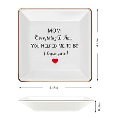 Mothers Day Gifts for Mom, Mom Gifts for Grandma Stepmom on Mothers Day Birthday Christmas Valentines, Jewelry Dish Ring Tray - Image 3