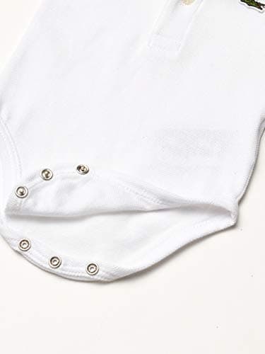 Lacoste Baby Girls Lacoste Short Sleeve Pique Layette Gift T Shirt Set, White, 12 Months US - Image 2