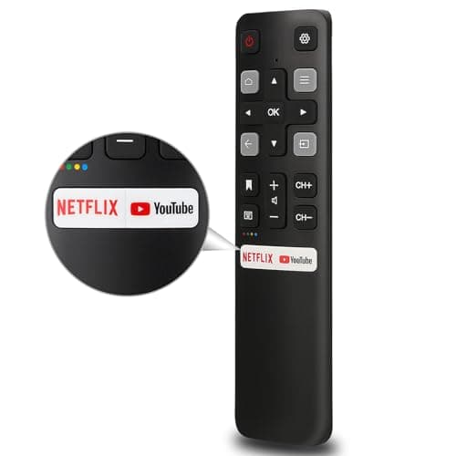 Replacement Remote Control Only for All TCL TV, Compatible for All TCL Android 4K UHD Smart TV(Without Voice Command) - Image 1