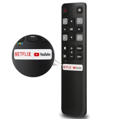 Replacement Remote Control Only for All TCL TV, Compatible for All TCL Android 4K UHD Smart TV(Without Voice Command) - Image 1
