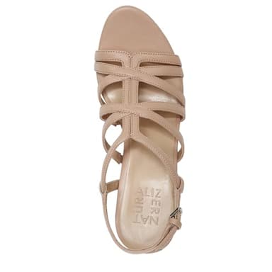Naturalizer Women's Baylor Heeled Sandal Crème Brulee Beige 9 M - Image 6