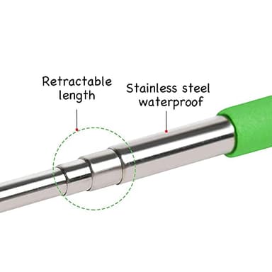 Kids Telescopic Butterfly Fishing Nets for Kids Catching Insect Net Outdoor Tools for Catching Bugs Fish Insect Ladybird, Extendable 34 Inches and Anti Slip Grip - Image 4