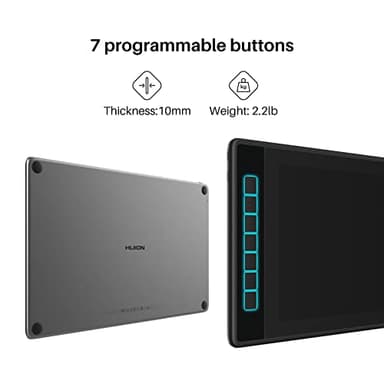 HUION Kamvas Pro 13 2.5K QHD Graphics Monitor Drawing Tablet with Screen QLED Full Lamination Battery-Free Stylus PW517 for Windows PC, Mac, Android, 13.3inch Digital Drawing Tablet Pen Display - Image 8