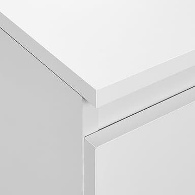 Yaheetech Nightstand with 3 Drawers, Wooden Bedside Table with Storage, Small Bedside Storage Cabinet Unit with Sturdy Base for Bedroom/Small Space, White - Image 8