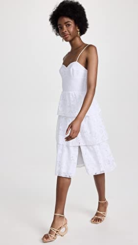 Amanda Uprichard Women's Rosalia Dress, White, M - Image 5
