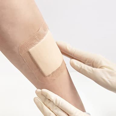Dimora Silicone Foam Dressing with Border Adhesive 6"x6" Waterproof Wound Dressing Bandage for Wound Care 10 Pack - Image 5