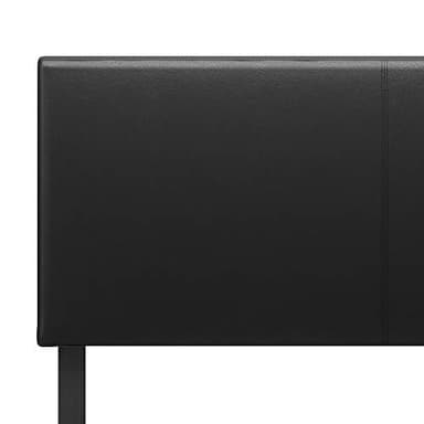 FURINNO Pessac PU Leather Upholstered Platform, Twin, Black - Image 10