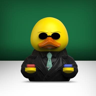 TUBBZ First Edition: The Matrix - Morpheus Cosplaying Rubber Duck Vinyl Figure - Image 4
