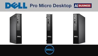 Dell Pro Micro QCM1250 (Replaces Optiplex) AI Business MFF Mini PC (Intel Ultra 5-235T, 16GB DDR5, 512GB M.2 SSD, WiFi 6E, Bluetooth 5.3, RJ-45, DP, HDMI, Win 11 Pro) - Image 6