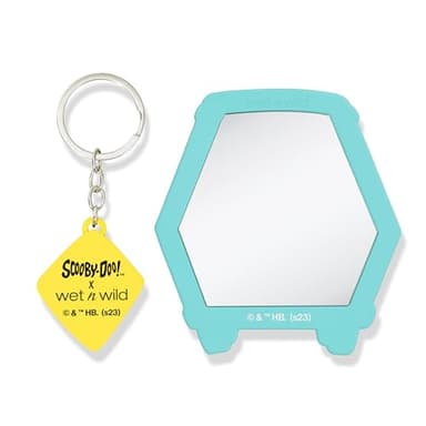 wet n wild Scooby Doo Collection, Versatile Portable Hand Mirror & Keychain Set, Comfort-Grip Handle - Scooby Dooby Doooo! - Image 3