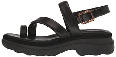 Vince Womens Santa Cruz Platform Sandal Black Leather 8 M - Image 8