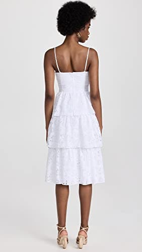 Amanda Uprichard Women's Rosalia Dress, White, M - Image 3
