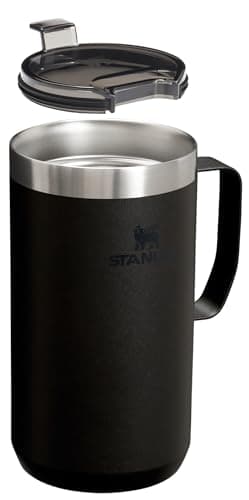 Stanley Stay-Hot Camp Mug 24 oz | Press Fit Drink Through Lid | Cup for Coffee, Tea and Drinks | Insulated Stainless Steel Coffee Mug | BPA-Free | Black 2.0 - Image 2