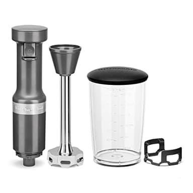 KitchenAid Variable Speed Corded Hand Blender KHBV53, Charcoal Grey - Image 3