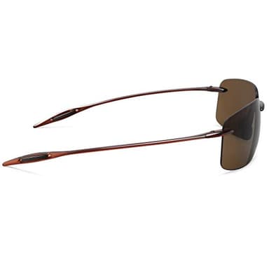JULI Sports Polarized Sunglasses for Men Women Tr90 Rimless Frame for Running Fishing Golf Surf Driving(Brown) - Image 5